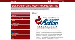 Desktop Screenshot of deltacommunityaction.org