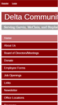 Mobile Screenshot of deltacommunityaction.org